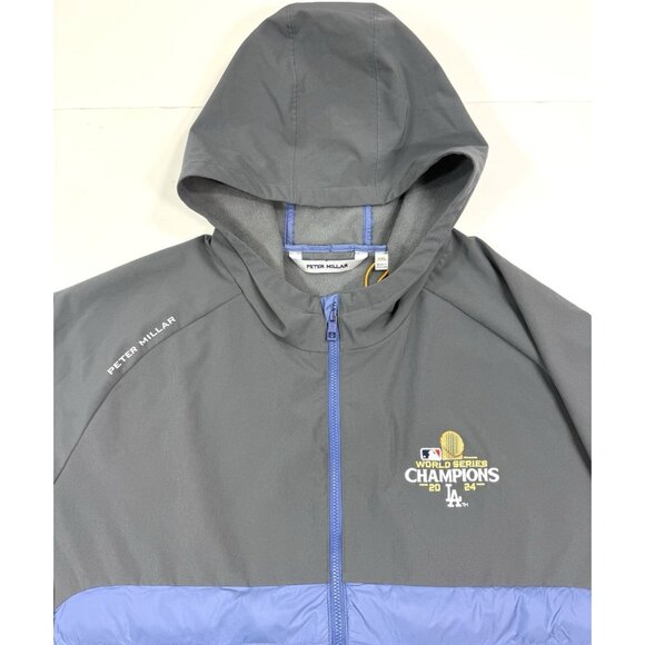 Peter Millar Mens All Course Jacket Sz 2XL MLB LA Dodgers World Series Baseball - Picture 5 of 14